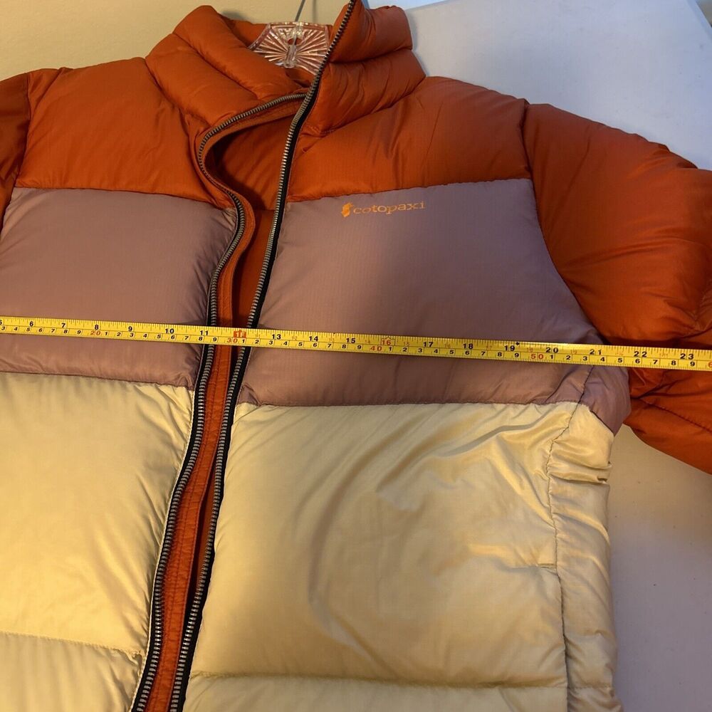 cotopaxi Colorblock Puffer Jacket in Orange, Lavender, Cream - Picture 14 of 16
